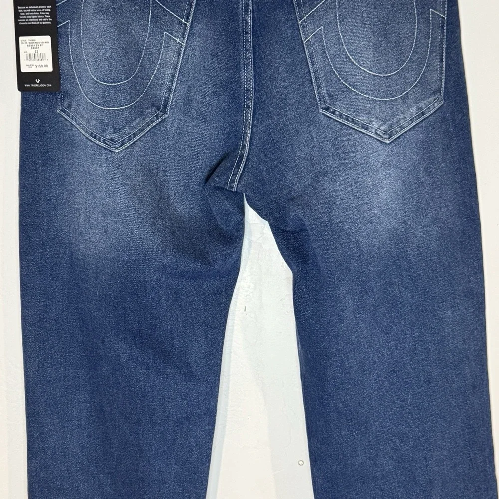 True Religion Jeans Bobby Relaxed Baggy Denim Blue Men Size W32 L32 NWT